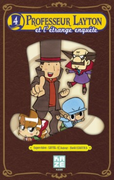 Manga - Professeur Layton et l'étrange enquête Vol.4