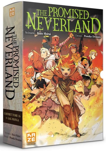 Manga - Manhwa - The Promised Neverland - Coffret T16 + Gag Manga