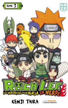 Manga - Rock Lee - Les péripeties d'un ninja en herbe Vol.3