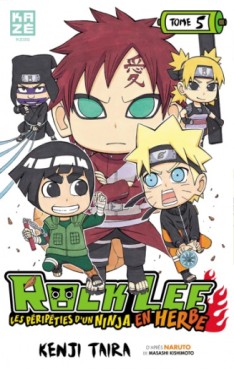 Manga - Rock Lee - Les péripeties d'un ninja en herbe Vol.5