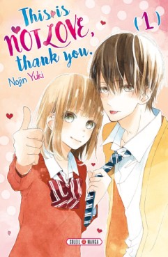 manga - This is not love thank you Vol.1