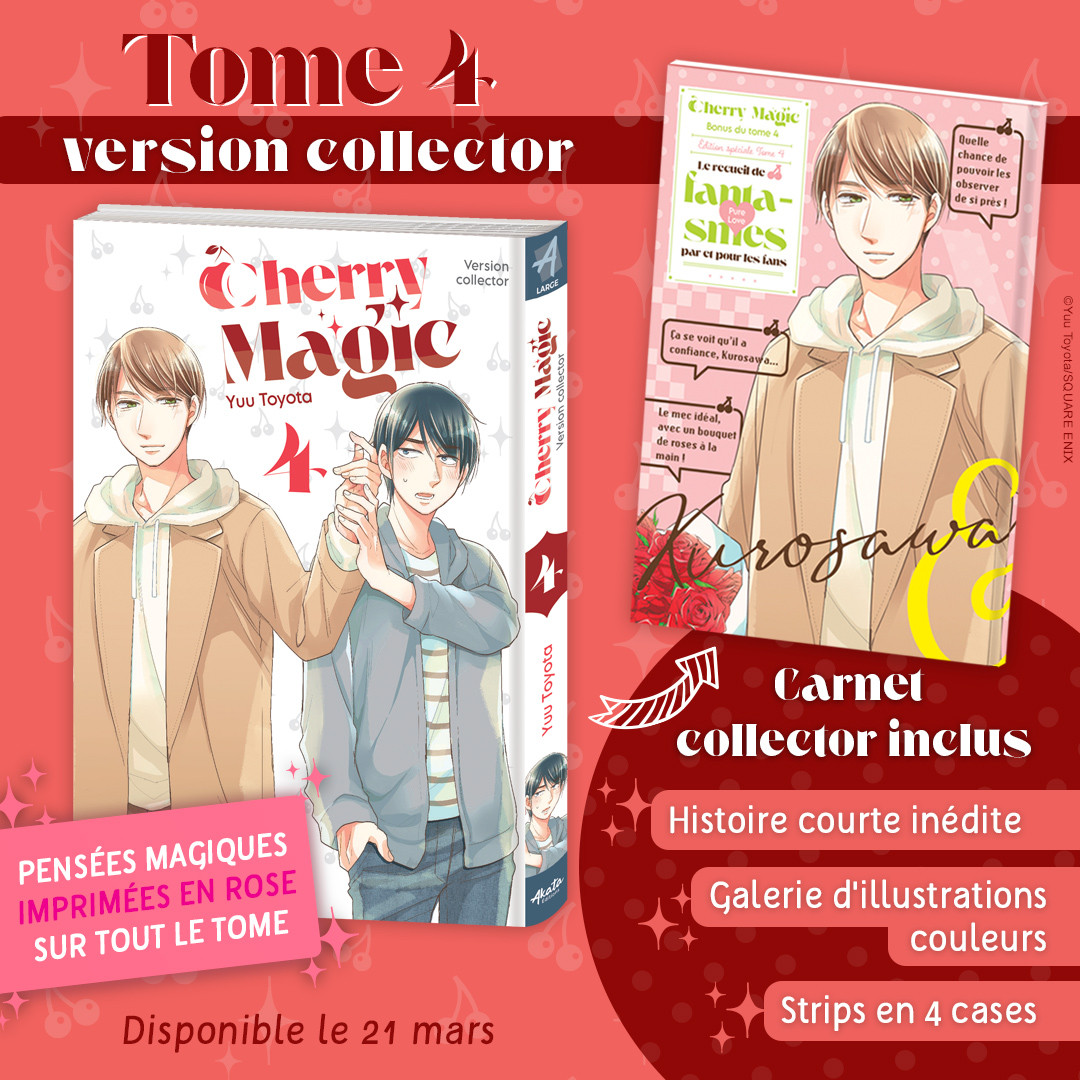 Une édition collector pour Cherry Magic 4, 19 Février 2024 - Manga ...