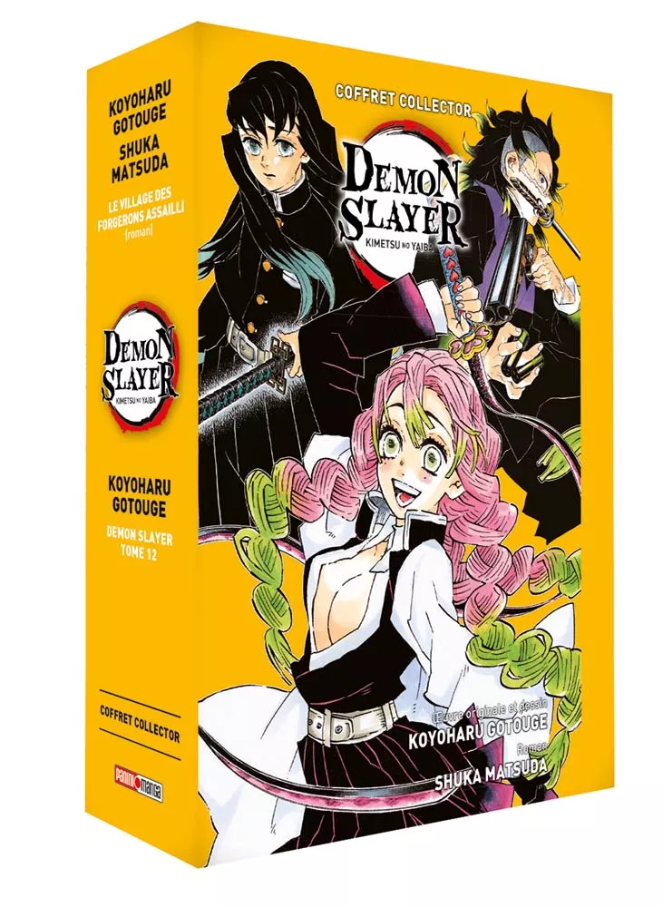Demon Slayer - Coffret T12 + Roman Jeunesse T5