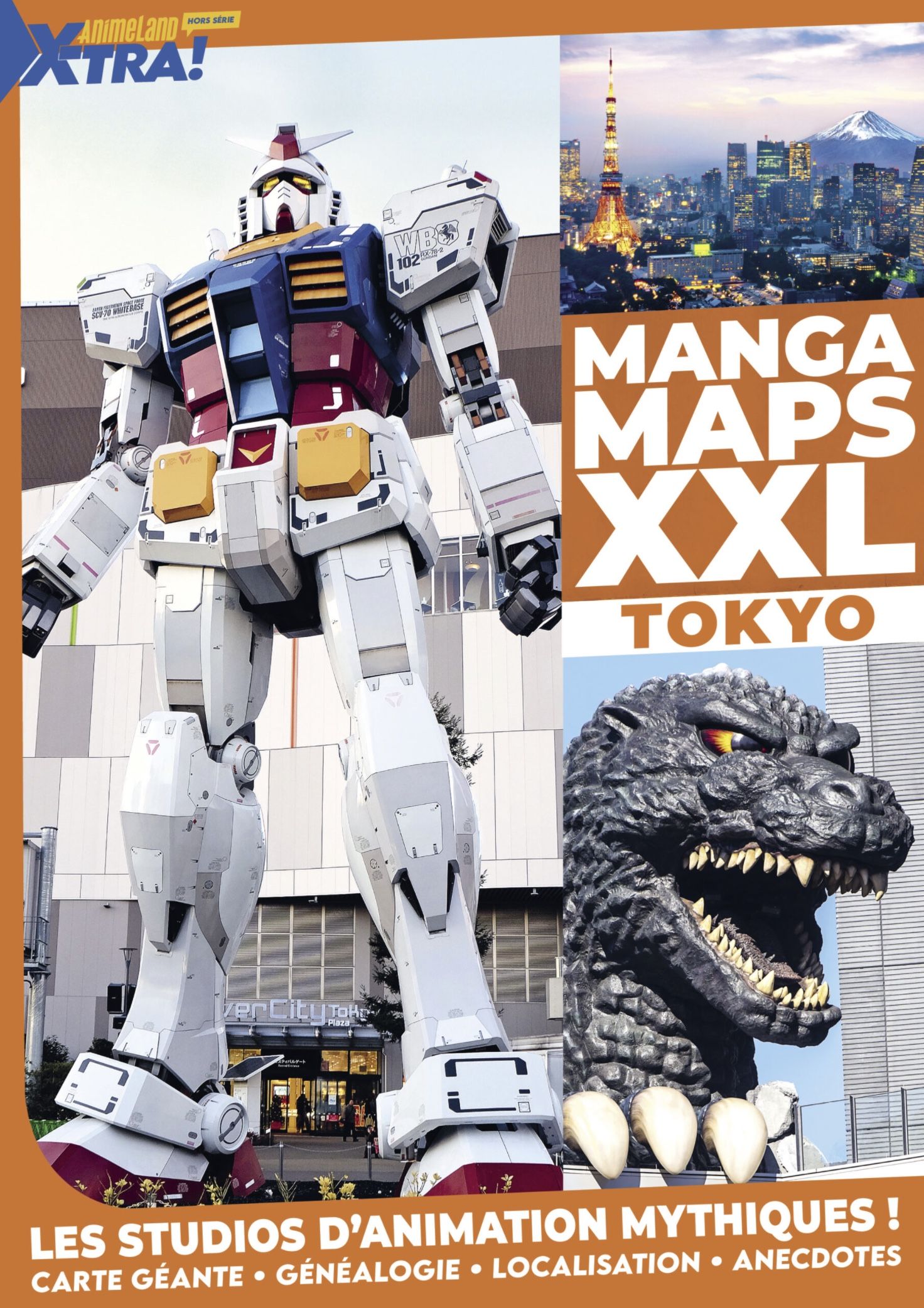 Tokyo Maps XL - La Carte XL des studios d animation japonaise