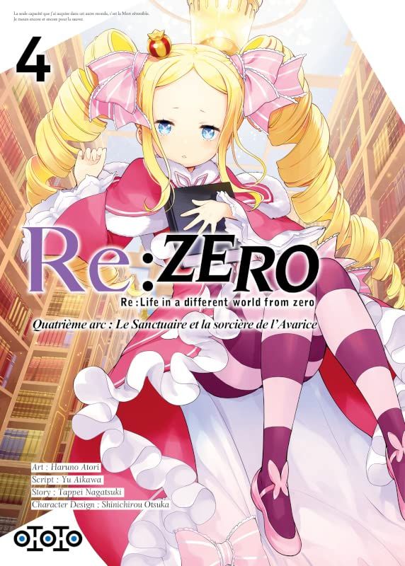 Manga - Manhwa - Re:Zero – Quatrième arc - Le Sanctuaire et la Sorcière de l'Avarice Vol.4