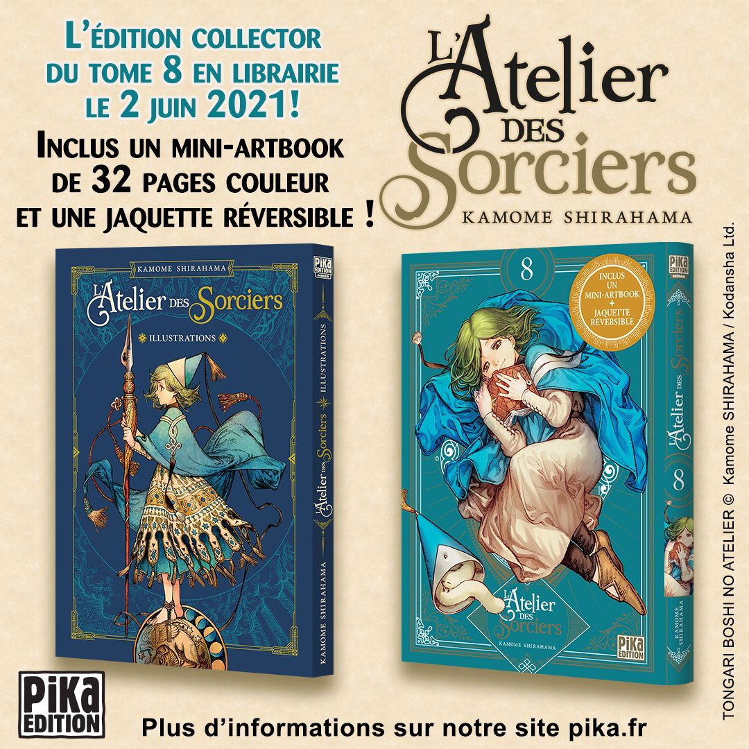 Atelier Des Sorciers Tome 8 Collector Vol.8 Atelier des sorciers (l') - Collector - Manga - Manga news