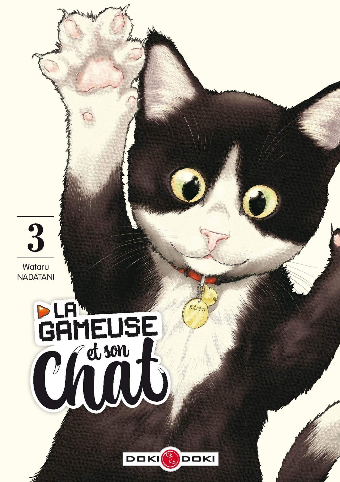 Sortie Manga au Québec JUIN 2021 Gameuse_et_son_chat_3_doki