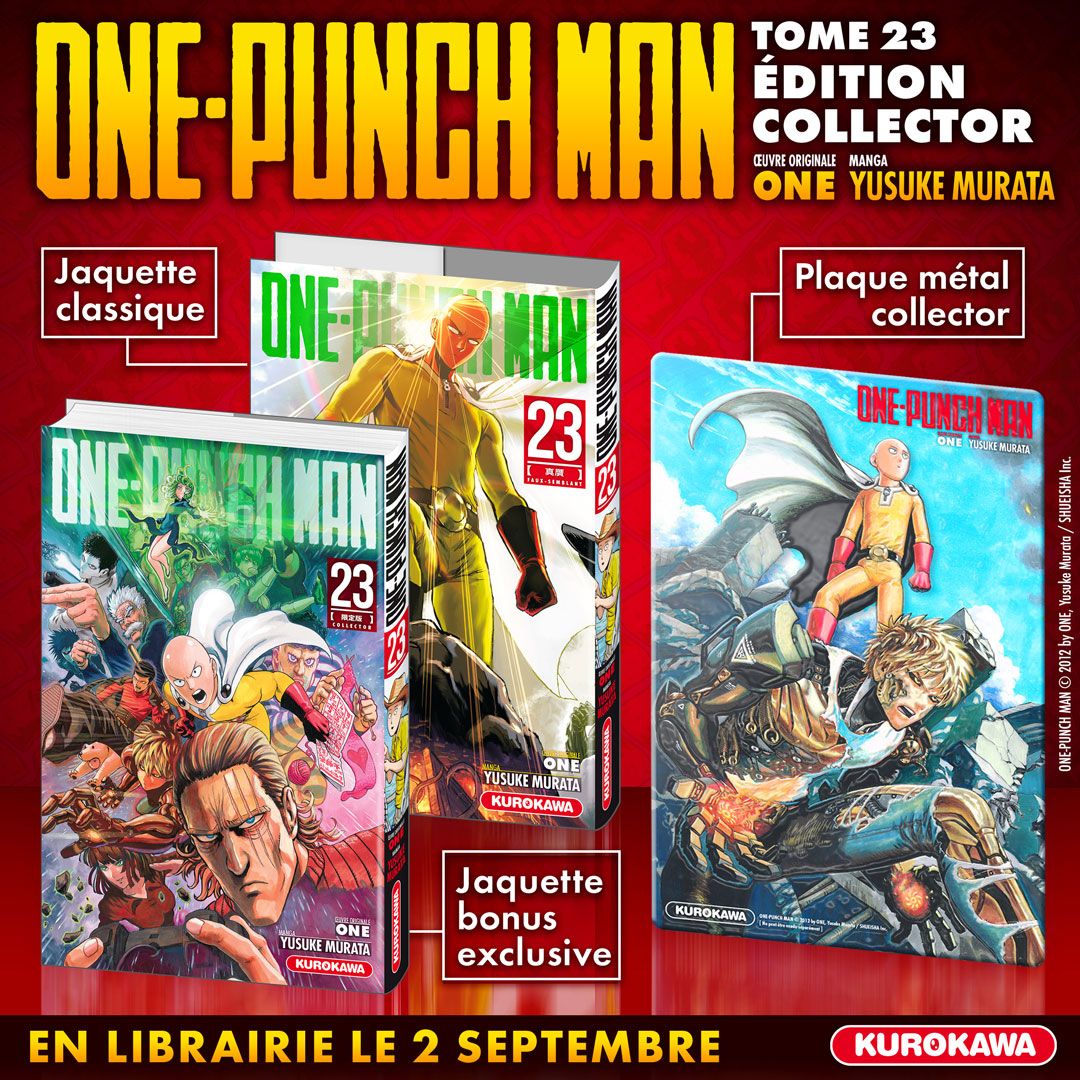 One-Punch Man - tome 23 - Collector (23): 9782380712391: One, Murata,  Yusuke, Malet, Frédéric: Books 