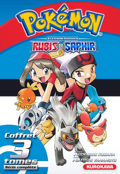 Pokémon - la grande aventure – Rubis et Saphir ! - Coffret Intégrale -  Manga - Manga news