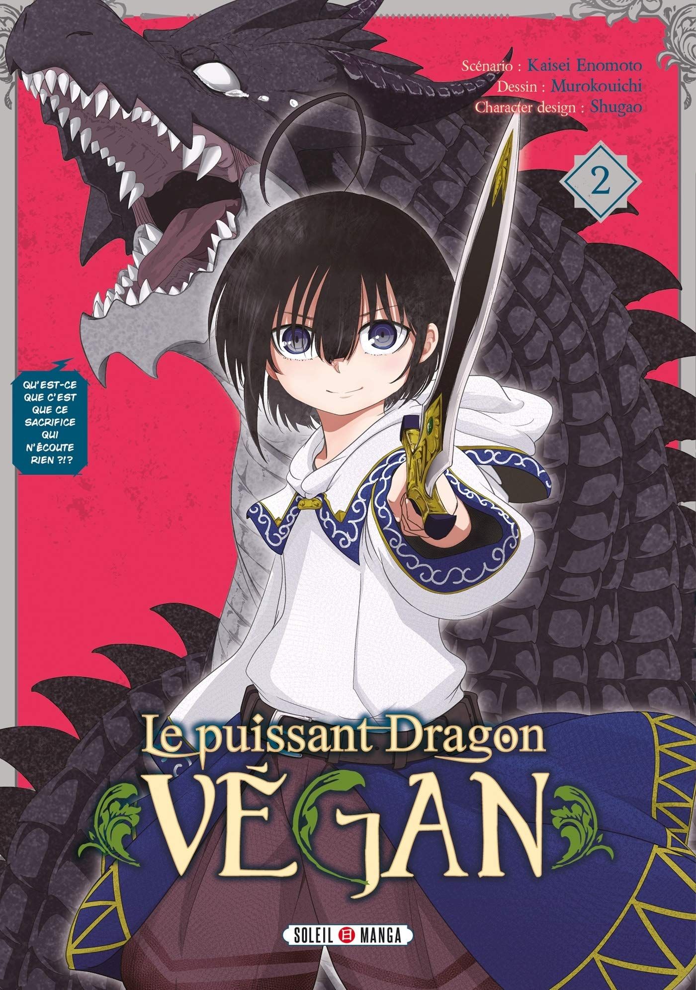 Critique Vol 2 Puissant dragon vegan le Manga Manga news
