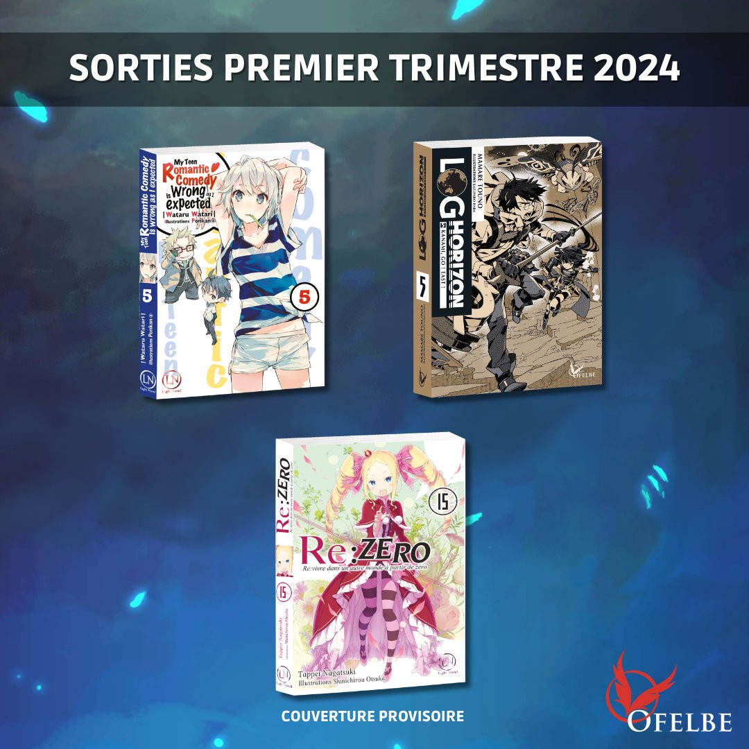 Sorties Manga Premier Trimestre 2024